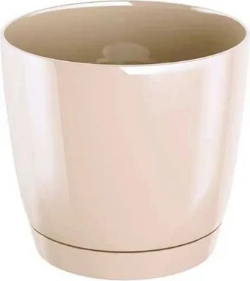 Produktbild von topf COUBI 12 h.11cm, 0,8l, CREAM (CY728) mit Schale