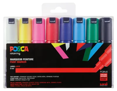 Immagine prodotto di Set 8er Uni-Ball POSCA PC-8K