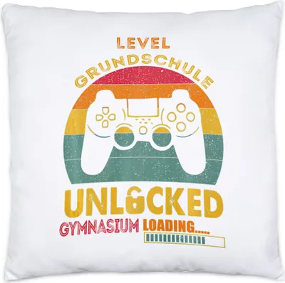 Produktbild von Level Grundschule Unlocked Gymnasium Loading 5. Klasse Kissen Konsole Lernen Schule Bildung Abschluss