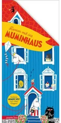 Obrázek produktu pro Komm mit ins Muminhaus - Das Pappbilderbuch über das Zuhause der Muminfamilie. Mit vielen Klappen zum Suchen und Entdecken für Kinder ab 3 Jahren.