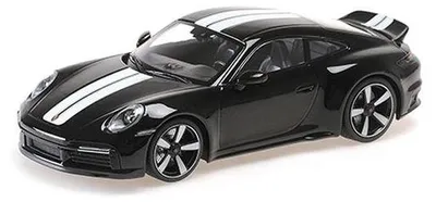 Produktbild von Minichamps 1:18 PORSCHE 911 (992) SPORT CLASSIC – 2022 – BLACK