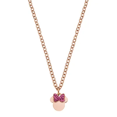 Produktbild von Halsketten   Mit Anhӓnger Disney Rosé Bis 42 cm  Kollektion Mickey and Minnie - kind