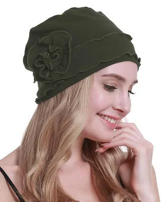 Produktbild von osvyo Chemo Kopfbedeckung für Damen,Turban Mütze für Frauen, Krebs Beanie Haarau