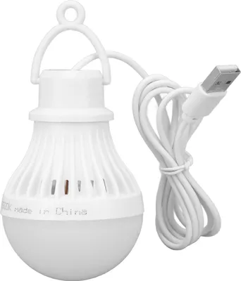 Obrázek produktu pro Přenosná závěsná LED žárovka pro venkovní kempingové stany, 5 W, dobíjecí přes USB, nouzové vybavení
