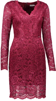Produktbild von Kleid der Dame NUMOCO A170-5 BURGUND Größe: XL