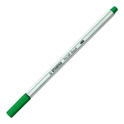 Obrázek produktu pro STABILO 568/36 STABILO Pen 68 brush Štětcová pera zelená, 10 ks.