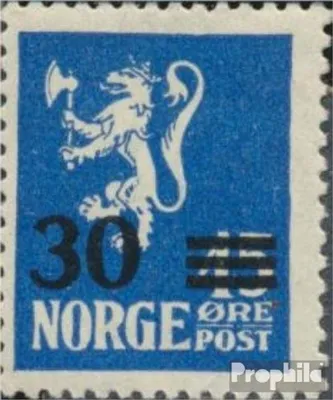 Produktbild von Briefmarken Norwegen 1927 Mi 134 gestempelt Aufdruckausgabe