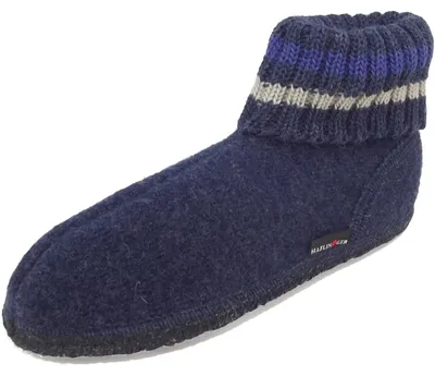 Produktbild von Haflinger Paul Uni Hüttenschuhe Jeans, 631051-0-072