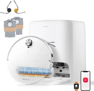 Produktbild von Roborock Qrevo Edge 2 Flow Saugroboter mit Wischwalze, 35.000 Pa Saugkraft, Selbstreinigung mit Wasserdruck, Dual Anti-Tangle, 8,98 cm ultraflach