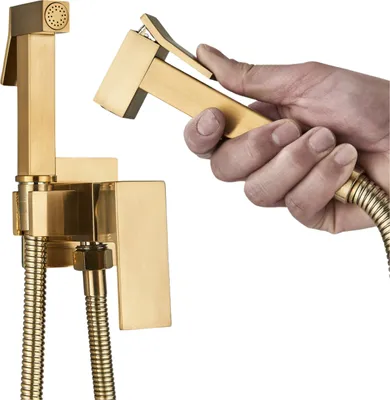 Immagine prodotto di Miscelatore bidet Ari Classic monocomando, cartuccia Vetroceramica, perlator aeratore, corpo in ottone, oro spazzolato