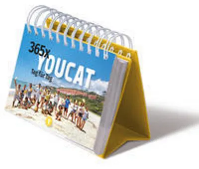 Obrázek produktu pro YOUCAT Tischkalender Täglich mit spirituellen Impulsen und Zitaten, jedes Jahr wieder verwendbar