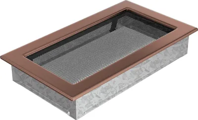 Zdjęcie produktu dla Kratka wentylacyjna 17x30 miedź galwaniczna