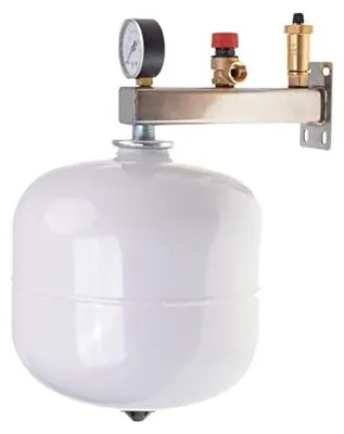 Image de Vase d'expansion membranaire Aqbau pour eau potable, 18 litres, avec groupe de sécurité