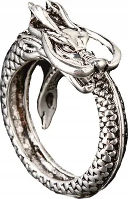 Image de Bague SYGNET DRAGON REGULIER Bague Vintage Unie MÉTAL ARGENTÉ