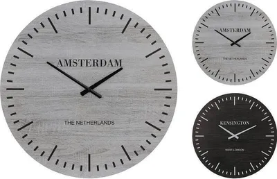 Produktbild von Kensington Wanduhr 600 x 45 mm schwarz