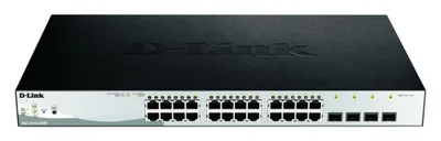 Imagen del producto de D-Link DGS-1210-28MP/E Switch 24xGb PoE+ 4xSFP Com