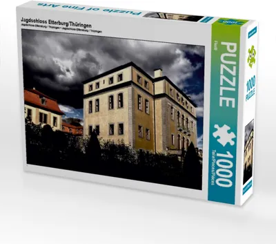 Produktbild von CALVENDO Puzzle Jagdschloss Ettersburg in Thüringen 1000 Teile Puzzle quer | 1000 Teile Lege-Größe 64x48cm Foto-Puzzle für glückliche Stunden