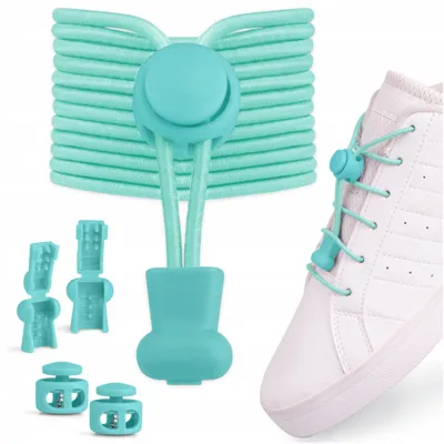 Produktbild von Sulpo Elastische Laufschuh-Schnürsenkel ohne Binden Blau