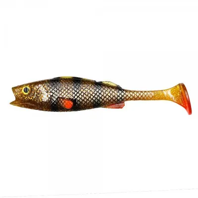 Immagine prodotto di LMAB Köfi Perch Shad 18cm Motoroil Perch Big Bait Gummifisch