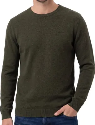 Produktbild von s.Oliver Basic Pullover Angenehm weiches Material , Regular Fit mit Rundhalsausschnitt, Vielseitig kombinierbares Basic