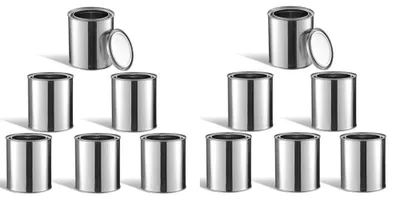 Produktbild von 12 leere Metalldosen für DIY-Projekte