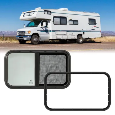 Imagen del producto de Solidchoice - Ventana tintada para caravana, apta para autocaravanas y remolques, de 700 x 400 mm