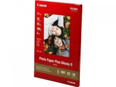 Produktbild von Canon PP-201 A 3 20 Blatt 265 g Photo Paper Plus Glossy II