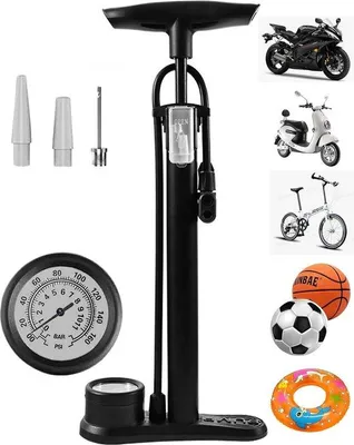 Produktbild von Famanu Fahrradpumpe hohe Druckkapazität - tragbar und langlebig