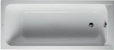 A top-down view of a white bathtub.