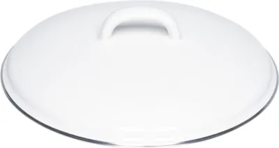 Immagine prodotto di Riess Coperchio con bordo cromato Ø22cm Smalto classico Bianco