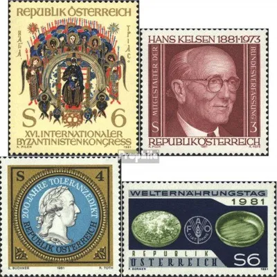 Produktbild von Briefmarken Österreich 1981 Mi 1683,1684,1685,1686 (kompl.Ausg.) gestempelt Sondermarken