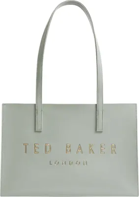Produktbild von Ted Baker Handtasche Crinell Elongated Crinkle Icon Bag Grey hellgrün