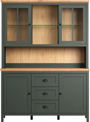 Produktbild von Stanton Vitrinenschrank grün.