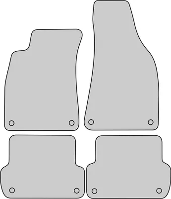 Produktbild von Luxus Fußmatten für Audi A4 8E B6 B7 ab Bj. 2000-2008