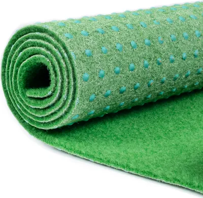 Produktbild von Carpeto Rugs Kunstrasen Balkon Teppich Wasserfest - Kunstrassenteppich - Rasenteppich Meterware mit Noppen - Kunstgras - Grün hellgrün - 300 x 600 cm
