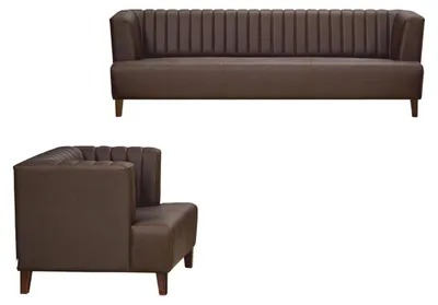 Produktbild von Moderm Sofa Luxus Leder Couch Sofas Polster 3 Sitzer Sessel Couchen