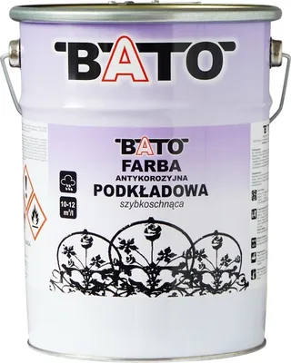 Obrázok produktu pre Antikorozívny základný náter BATO sivý rýchloschnúci 5L