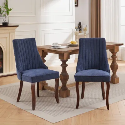 Image de Chaise de salle à manger - Chaise - Fauteuil - Chaise de salle à manger - Chaise pour table à manger - Revêtement en velours chenille