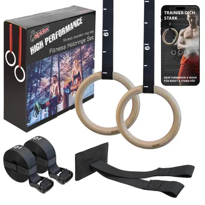 Produktbild von ALPIDEX Turnringe Gymnastikringe | inkl.