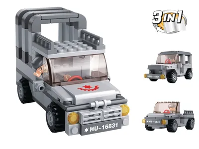 Produktbild von Sluban Army Jeep 3-in-1 M38-B0537A
