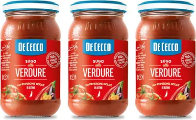 Produktbild von 3x De Cecco Sugo alle Verdure Gemüsesauce 200gr