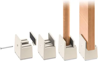 Produktbild von Möbelerhöhung 5 cm, 2 Stück, Kunststoff, bis 9000 kg, für zu Hause