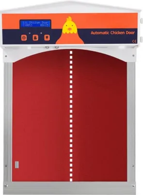 Produktbild von Automatische Kippendeur – Kippenluik Chickenguard – Hokopener mit Zahnradsystem – Gegalvanisiert & Wetterbeständig – Für Hühner & Geflügel