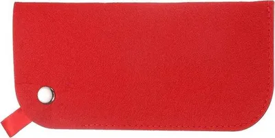 Produktbild von Weiches Brillenetui, Rot, Mit Sonnenbrillenfach