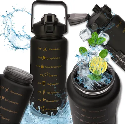 Produktbild von Tressari Trinkflasche Macos schwarz 2 l