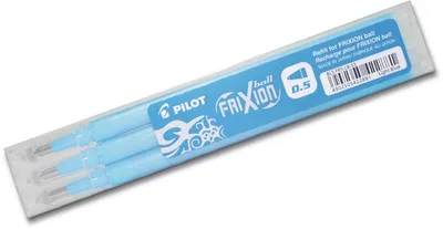 Produktbild von Tintenrollermine Frixion 2275 05 hellblau VE=12x3 Stück