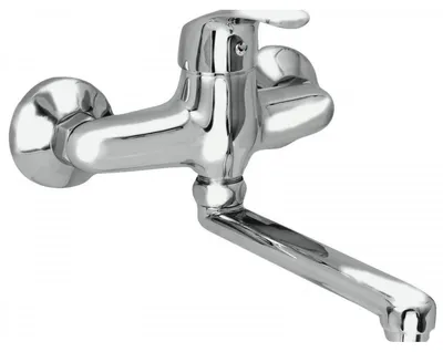 Obrázok produktu pre Drezová batéria ZORA s rovným ramienkom 20cm, rozstup 150mm, chróm