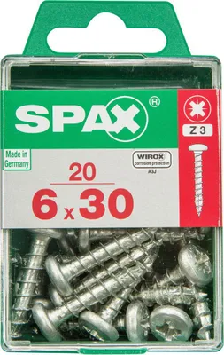 Produktbild von Spax Universalschrauben 6.0 x 30 mm TX 30 - 20 Stk.