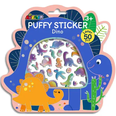 Obrázok produktu pre Puchate naklejki 3D Dinozaur