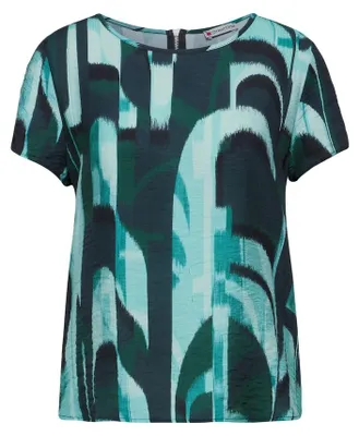 Produktbild von LTD QR printed mat-mix shirt w 35930 hunter green Größe 34